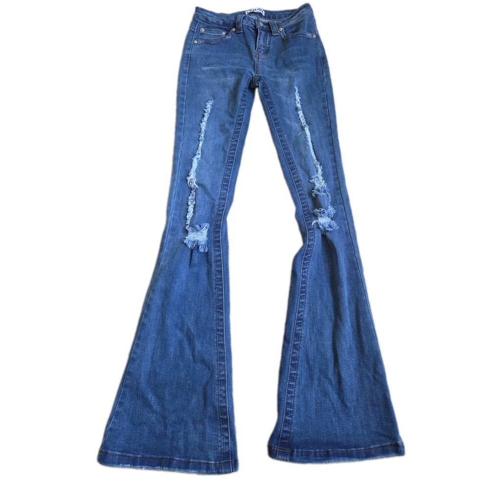 I.AM.GIA Jeans Flare Denim  Jeans Designer Grunge Y2k 2000s  S